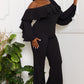 Reign Ruffle One Shoulder Jumpsuit