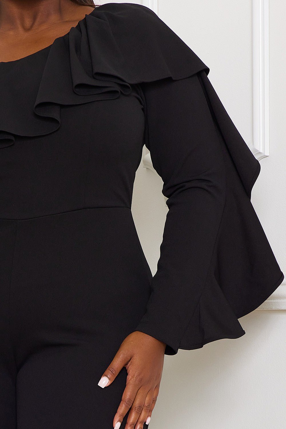 Reign Ruffle One Shoulder Jumpsuit