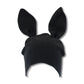 Restock Black Fleece Bunny Beanie