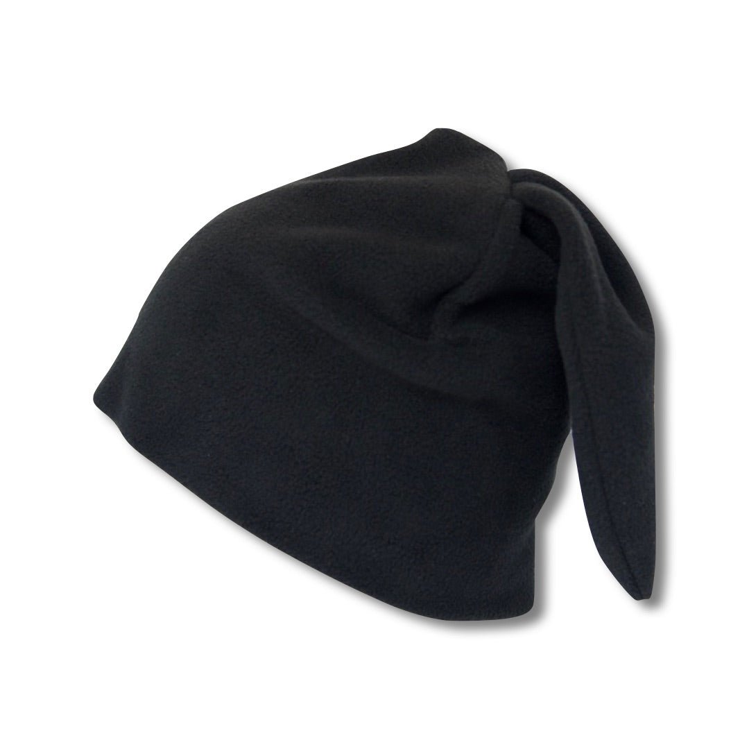 Restock Black Fleece Bunny Beanie