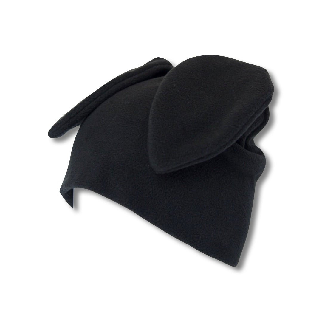 Restock Black Fleece Bunny Beanie