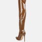 Riggle Long Patent Pu High Heel Boots