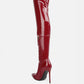 Riggle Long Patent Pu High Heel Boots