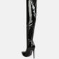 Riggle Long Patent Pu High Heel Boots