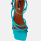 Right Pose Faux Leather Block Heel Sandals