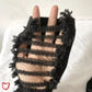 “Ripster” Black Knit Socks
