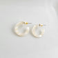 Micro Cam Mini Hoops - Ivory