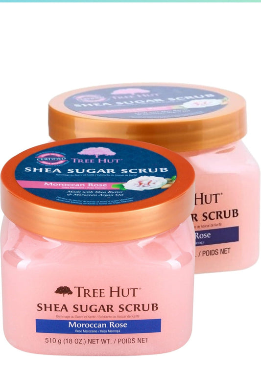 Body Scrub Moroccan Rose Tree Hut Scrub pack of 2)
