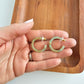 Cam Mini Hoops - Champagne Mint