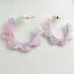 Flora Hoops - Lilac Quartz