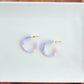 Cam Mini Hoops - Pastel Prism