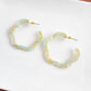 Posey Hoops - Champagne Mint