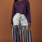 Distressed Light Denim Black Multi Color Palazzo Wide Leg Jeans