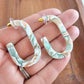 Jenna Hoops - Creamsicle Mint