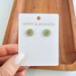 Gia Studs - Champagne Mint