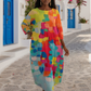Spring Summer Multi Color Dress