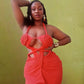 TIED TO TEMPTATION | HALTER DRESS