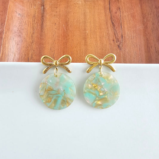 Bailey Earrings - Champagne Mint