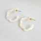 Posey Mini Hoops - Ivory