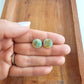 Gia Studs - Champagne Mint