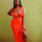TIED TO TEMPTATION | HALTER DRESS