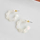 Flora Mini Hoops - Opalite