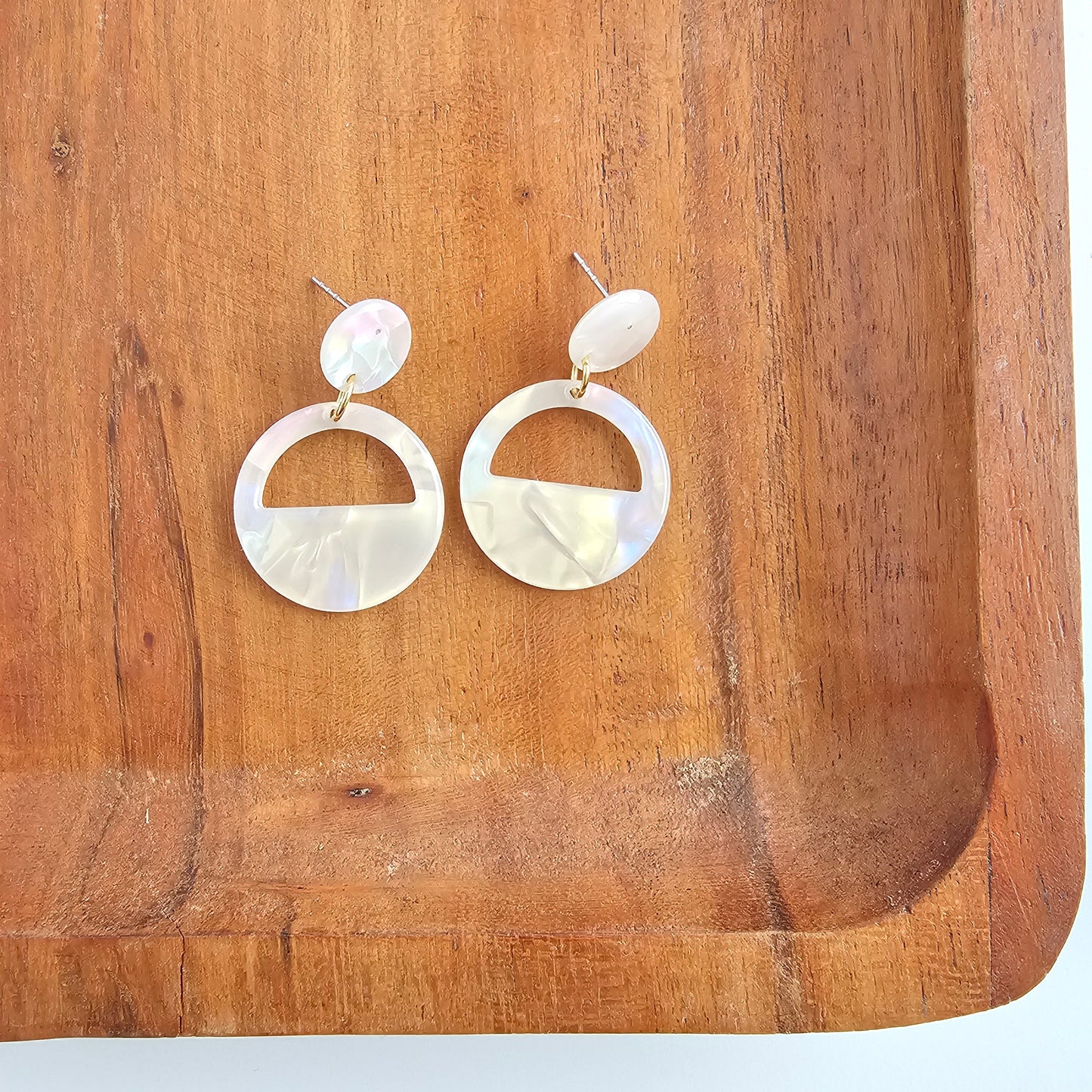 Lettie Earrings - Opalite
