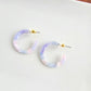 Cam Mini Hoops - Pastel Prism
