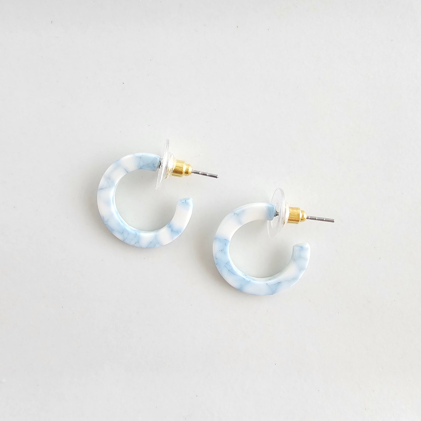Micro Cam Mini Hoops - Saltwater Blue