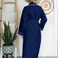 Waffle Piping Bathrobe – Lightweight Spa-Style Comfort