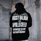 Oversize 'Rocky Balboa vs. Apollo Creed' Graphic Hoodie - Boxing Match Sweatshirt