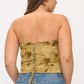 Rosalia Lace Up Corset Tube Top – Boned Bodice & Back Lace Up