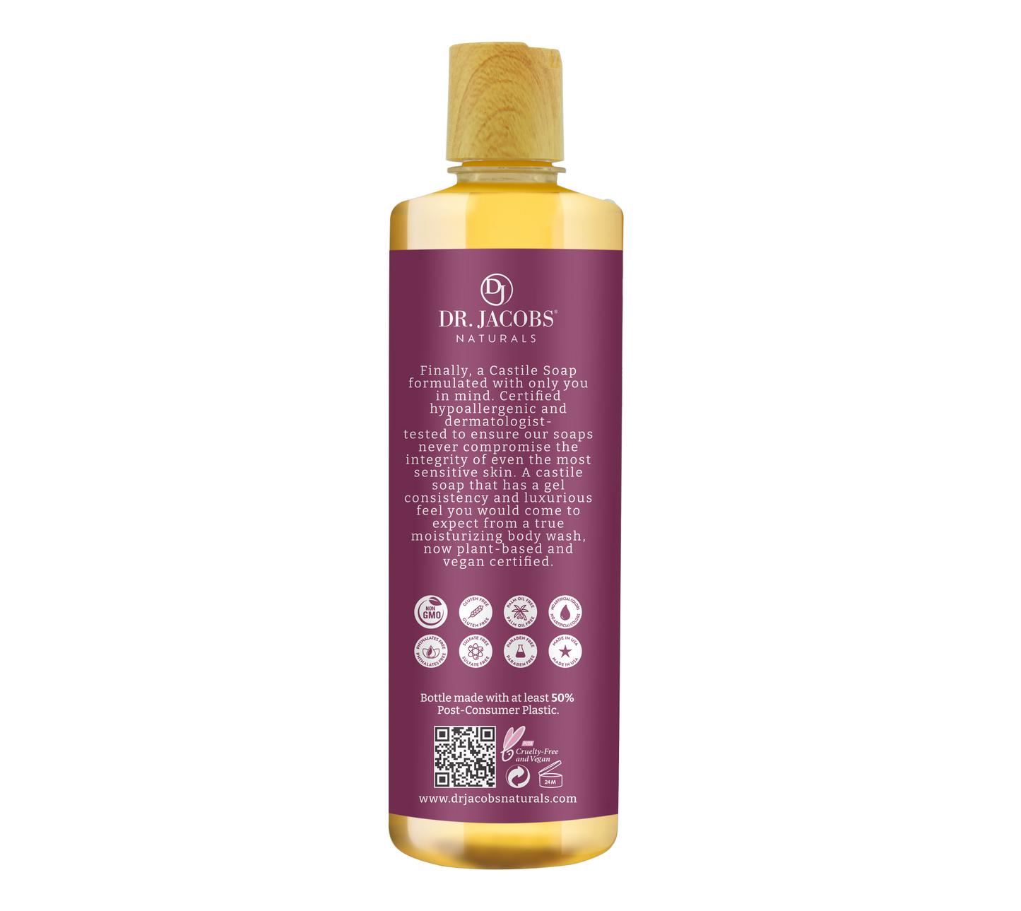 Rose Pure Castile Body Wash