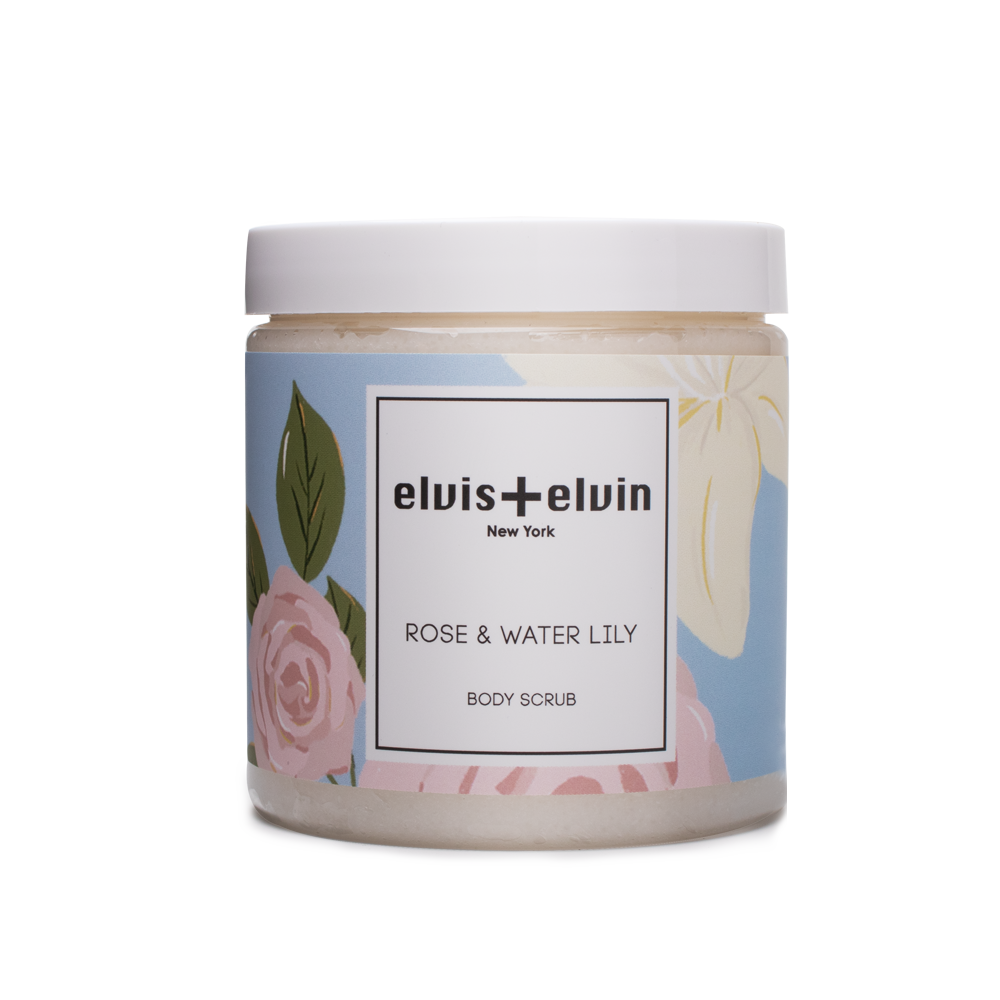 Rose & Water Lily Body Scrub with Dead Sea Salt 300ml