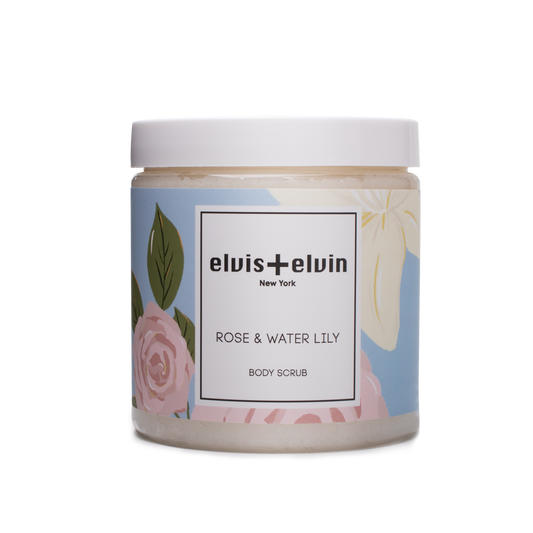 Rose & Water Lily Body Scrub with Dead Sea Salt 300ml