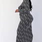 Sabrina Glitter Knit One Shoulder Cutout Dress