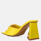 Salisbury Horsebit Buckle Triangular Block Heel Sandals