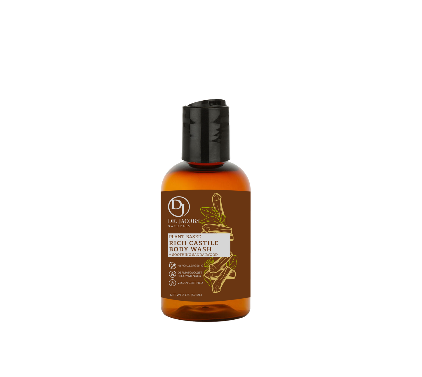 Sandalwood Castile Body Wash