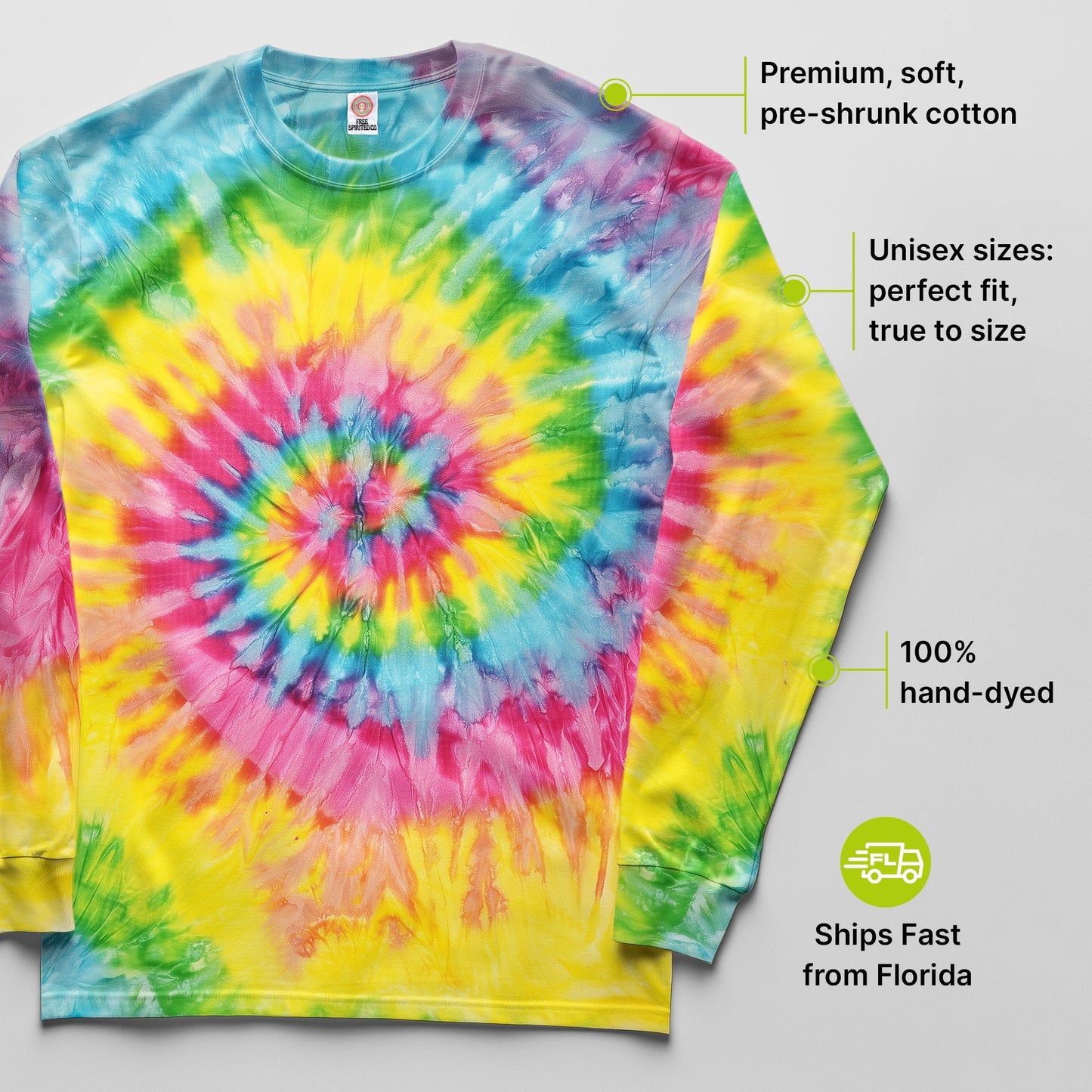 Saturn Hand Dyed Long Sleeve