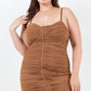 Savannah Ruched Bodycon Mini – Adjustable Sweetheart Party Dress
