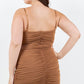 Savannah Ruched Bodycon Mini – Adjustable Sweetheart Party Dress