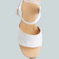 Sawor Recycled Leather High Block Sandals