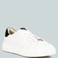Schick Lace Up Leather Sneakers
