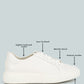 Schick Lace Up Leather Sneakers