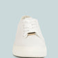 Schick Lace Up Leather Sneakers