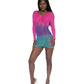 Seamless Mesh Versatile Two-Way Bodystocking Garment
