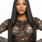 See Through Bodycon Pants Set