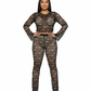 See Through Bodycon Pants Set