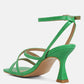 Serling Croc Spool Heel Sandals