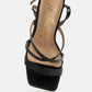 Serling Croc Spool Heel Sandals